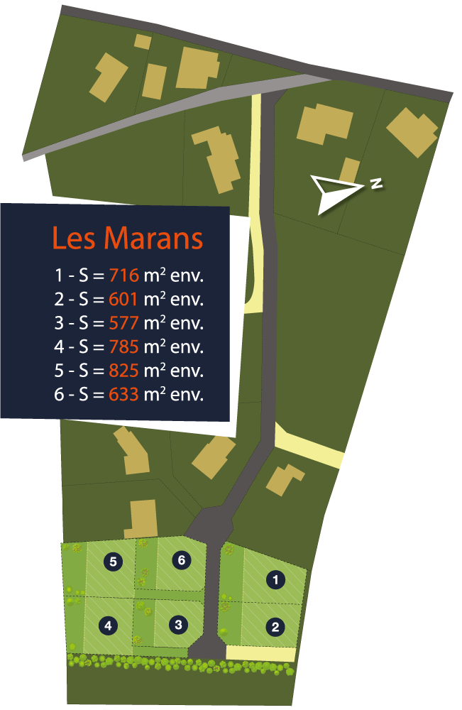 plan terrain à batir Alairac Aude - Occitanie à 10 minutes de Carcassonne